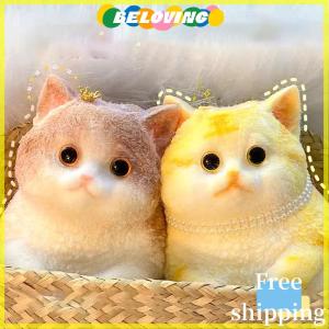 Beloving Flash Sale Taba dễ thương mũm mĩm mèo cam mèo sang trọng mềm dính cô gái trẻ em món quà sinh nhật Fidget Squishy Đồ chơi Vật nuôi đồ trang trí quà tặng