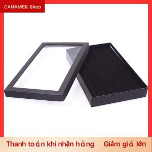 CS Bông Tai trường hợp hiển thị 36 khe cắm đồ trang sức tổ chức khay vòng hộp lưu trữ thời trang