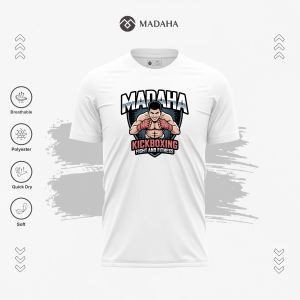 Madaha Kaos Baju Dry fit Jersey Olahraga KickBoxing Combat
