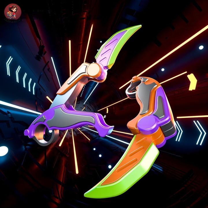 Gravity Folding Toy Knife Gravity Radish Knife 3D Printing