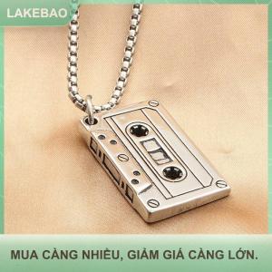 【LAKEBAO】 1 2pcs Vintage audiotape Keychain Hipster cá tính mát mẻ phong cách vài hip hop Punk Keychain Mặt dây chuyền trang sức