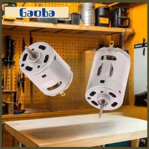 gaoba 1 Piece DC Motor 12V 365 385 High Speed Carbon Brush Electric Motor DIY Toy Fan Mini Micro Motor For Hair Dryer