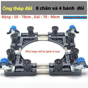 Giá đỡ tủ lạnh 2 cánh 4 cánh Chân kệ máy giặt và tủ lạnh - Giá đỡ quạt điều hòa Inox cao cấp