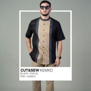 Baju koko pria terbaru 2025 koko kurta lebaran lengan pendek casual kekinian