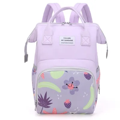 TAS BAYI 6023 - Ransel “Buah Y.A.M.Sunshine” Tas Perlengkapan Travel Bayi Tas Diaper Bag Tas Ibu Bayi - H