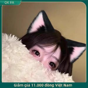 QK FA ✨ Phim Hoạt Hình Sang Trọng Mèo Tai Headband Cho Phụ Nữ Cô Gái Cosplay Tóc Ban Nhạc Hài Hước Dễ Thương Lolita Tóc Hoop Sáng Tạo Phụ Kiện Tóc Quà Tặng