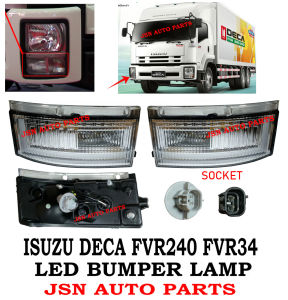 J106S04 LED FOG LAMP ISUZU FVR34 FVR240 (CLEAR  ) LORRY TRUCK AKSESORI