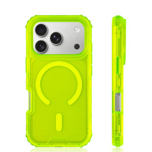Magnetic Neon Color Matte Translucent Armor Shockproof Case For iPhone 18Pro 17 17Pro Max for Magsafe Wireless Charge Hard Cover