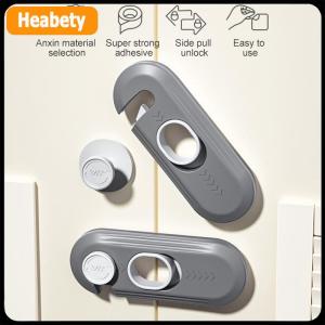 【2-3 days delivery】 Home Refrigerator Lock Multi-Function Drawer Locks For Kids Security Protection Baby Anti-Pinch Hand Cabinet Door Buckle