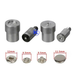 Bộ cối đóng nút bấm 4 thành phần khuôn cúc bấm quần áo cho phụ liệu may mặc