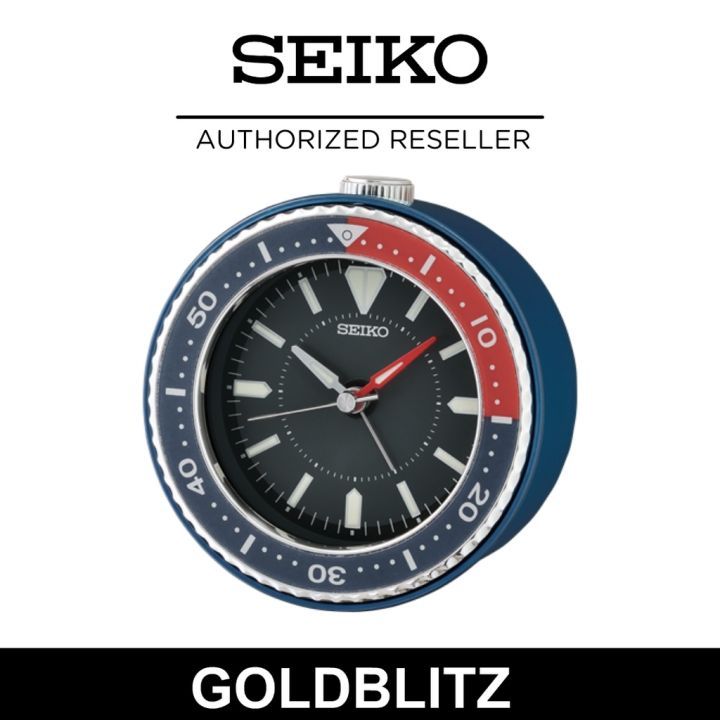 Seiko QHE184E Round Alarm Clock Lazada