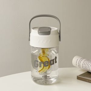 Portable High-Value Water Cup Student Water Bottle Straw Cup With Handle Large Capacity Sports Cup