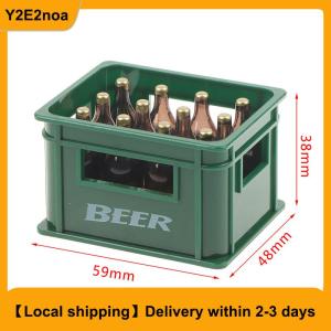 【Local shipping】 1:12 Dollhouse Mini Beer Drink Bottle Beer Box Drink Box Bar Kitchen Decor Toy