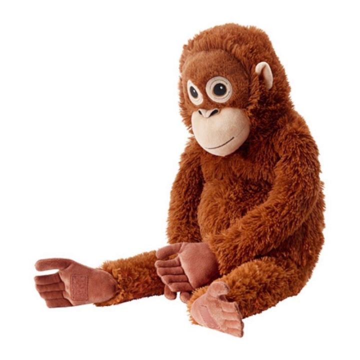 Boneka Monkey Boneka Orang Utan Boneka Monyet Bahan Halus SNI Bisa COD