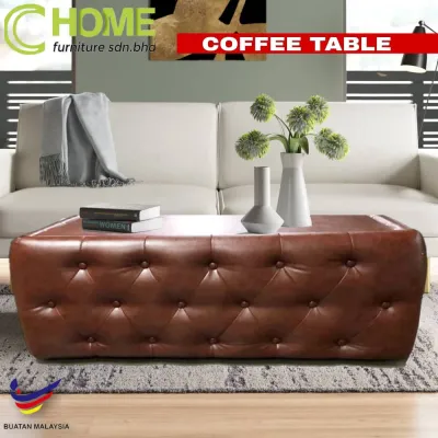C Home- COFFEE TABLE / Living Room Table / Hall Table / Tea Table / Side Sofa Table / Maroon and Chocolate COLOUR
