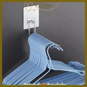 [Valitoo] Versatile Wall-mounted Hanger Storage Space-saving Foldable Clothes Hanger Rack Windproof Anti-slip Organizer