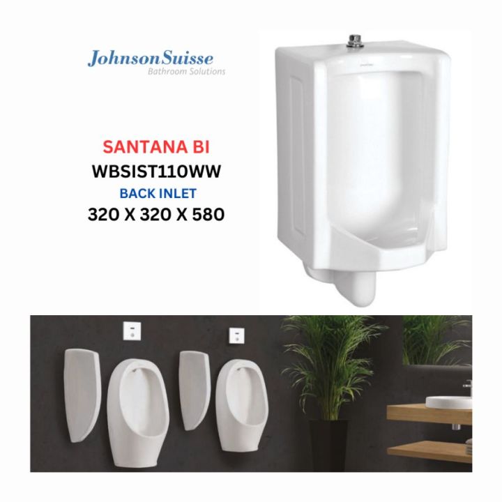 JOHNSON SUISSE SANTANA 320 BI/TI TOILET WALL HUNG URINAL BOWL SERIES