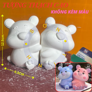 Tượng tô màu Cặp Đôi Hot Hit Chuối Yêu Thương thạch cao (Không kèm màu) tô tượng đồ chơi cho trẻ