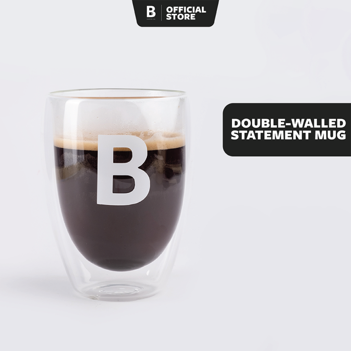 B Coffee Co. Double Walled Statement Glass | Lazada PH