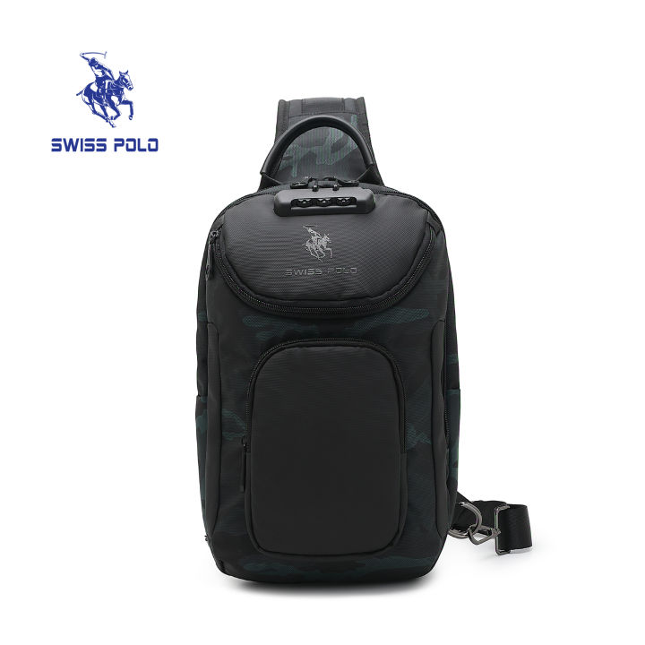 SWISS POLO Mens Casual Sling Bag SXQ 6209 SYD 5008 SXW 316-6