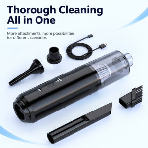 Wireless Vacuum Cleaner / Powerful Cordless Handheld Vacuum / Strong Suction Portable Rechargeable Dust Collector / Home Car Cleaning / Pet Hair / Sofa Bed Mattress / Quick Cleaning Tool
