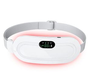 เครื่องเข็มขัดคาดเอวไฟฟ้าเครื่องนวดช่องท้องแบบสั่น Relief ใช้ที่พันเอวลดอาการปวดเมื่อยสั่นได้สำหรับใช้ในช่วงแผ่นทำความร้อนประจำเดือน