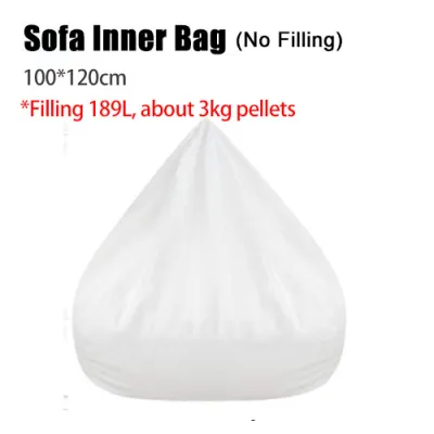 (Without Filler)Lazy Sofas Cover Chairs Linen Cloth Lounger Extra Large Bean Bag Chairs for Adults Kids Couch Sofa Cover Indoor Lazy Lounger Tatami Living Room