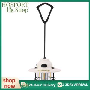 【HPS】 Emergency Light Lantern 2700K/6500K Mini Metal Chandelier Type C Charging Retro Atmosphere Chandelier for Fishing Hiking