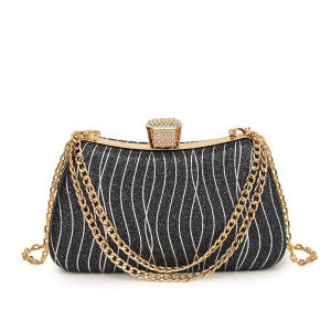 Clutch nữ dự tiệc Túi đeo chéo nhiều màu khoá đính đá sang trọng LILA CSC25
