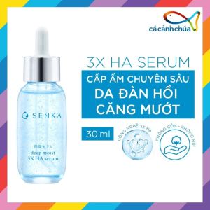 Serum Cấp Ẩm Chuyên Sâu và Cải Thiện Nếp Nhăn Senka Deep Moist 3X HA Serum 30ml - Nhật Bản