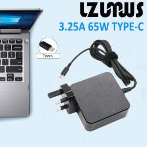 LZUMWS 65W Charger laptop adapter UK Plug for ASUS 20V 3.25A USB C ZenBook 3 UX390UA for HP Spectre X360 13 Elite X2 Spectre for SwitchLenovoDellAcerHUAWEIXiaomi and more Type C Devices