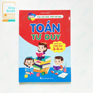 Sách - Toán Tư Duy Cho Bé Từ 3-4 Tuổi