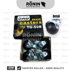 Roda Kastor salon TG 50 Castor Caster Etalase Trolley Troli SAB