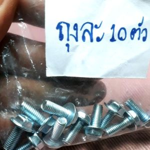 10 ซู้ประสบการณ์ M6x15 เกลียวยาว 15 มิล น้ำหนัก 1 ถุง 10 ตัว ทำให้ประเภท สุขภาพผิว เป็นขั้นตอน 1.0 กับ บรรยากาศเบอร์ 10 ชั่วโมง มีการส่งภายใน 24 ชั่วโมง