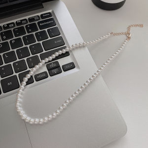 Kalung Kupu-kupu Temperamen Elegan Vintage Premium Pearl Necklace Cocok Wanita