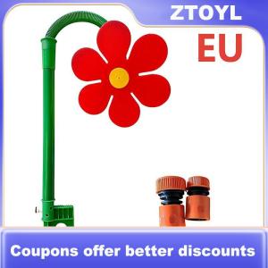 【ZTOYL】 Dance Flower Crazy Sprinkler 360 Rotating Water Toy Outdoor Garden Lawn Yard Watering Device for Kids Entertainment