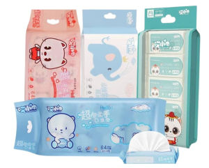 Thùng 10 Gói Khăn Giấy Ướt Gấu Dâu Siêu Tiện Lợi 1 Bịch 80 Khăn Siêu Mềm Mịn   Khăn Ướt Gấu Dâu Dễ Thương Gói 80 Tờ Siêu Hot Mền Mịn Không Gây Kích Ứng Hàng Nội Địa Trung