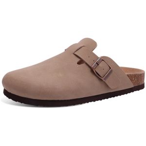 Shevalues Cork Suede Clogs For Women Cork Slippers Summer Cork Sandals Fashion Beach Slides Classic Mules Men Clogs Baotou Shoes2026