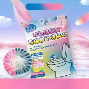 Toilet Bowl Cleaner Rose Fragrant Blue Toilet Cleaner Bowl Cleaner Floral Aroma Freshener Toilet Tank Tablets Long Lasting Automatic Cleaning Limescale Prevention