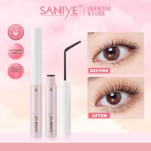 SANIYE Long Maskara Hitam Bisa Ditekuk Profesional Waterproof Super Fine Mascara M1063