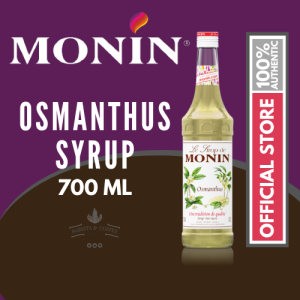 Monin Osmanthus Syrup 700Ml | Premium Floral Flavor Syrup for Coffee Milk Tea Cocktails Mocktails & Desserts