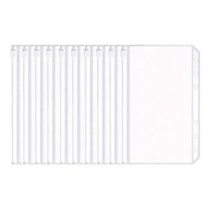 6/10 Pcs A6 Size Binders Pockets 6 Holes Budget Envelopes Document Pouch Binders Bag for Budgeting