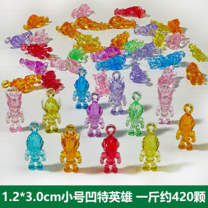 Free Shipping Acrylic Ring Little Princess Play House Toy Pirate Treasure Crystal Colorful Gemstones Kindergarten Reward