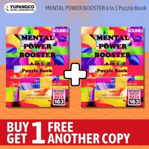 BUY ONE TAKE ONE- MENTAL POWER BOOSTER - Enhance Your Brain Power with Multilingual Brain Teasers: Mental Power Booster 6-in-1 Puzzle Book - Self-Help Non-Fiction