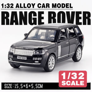 LEO 1:32 Range Rover Toy Car Model Metal Alloy Diecast Car Toys For KidsChildrens Toys for boy Miniauto Truck Vehicle Sound and Light Toy