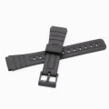 Watch Band Replacement Strap For Casio W800H Black PU Resin Plastic Wrist Strap SGW400H 18mm F91W/F84/F105/108/A158/168/AE1200/1300 Watch Accessories. 