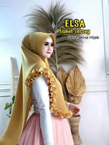 Khimar Elsa Plisket Jersey By Shakina Hijab