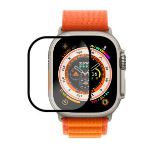 Ốp Case PC chống va đập ánh kim loại cho Apple Watch Ultra 1/2 49mm - Hàng Chính Hãng
