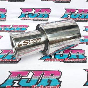 Knalpot Mobil Spoon Baby dan HKS Hi Power Baby Full Stainless Tipe Suara Bass