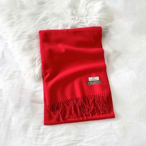 THANKSKY Mềm mại Khăn len cổ điển Chống gió Polyester Khăn choàng màu sắc đồng nhất Chống lạnh Phong cách Hàn Quốc Khăn quàng cổ dài có tua rua Nam giới